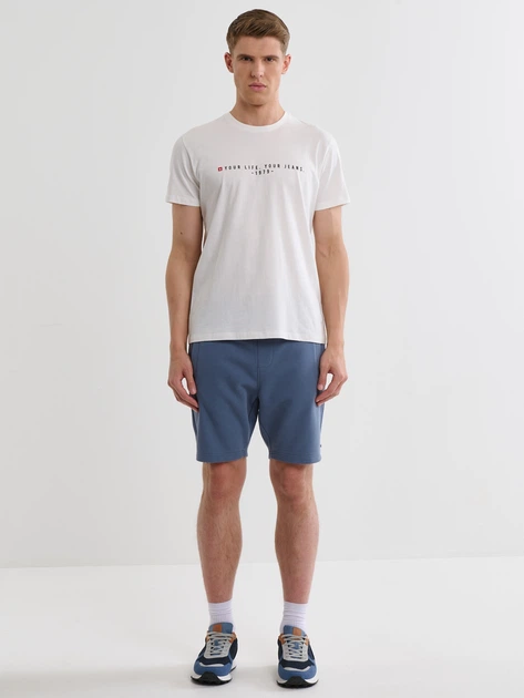 Шорти бавовняні короткі чоловічі Big Star Marque L Сині (5900714763350) - зображення 4