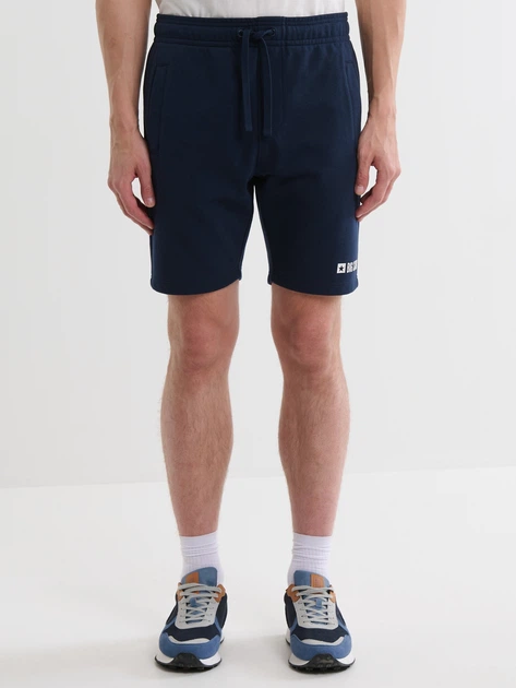 Шорти бавовняні короткі чоловічі Big Star Marquel S Темно-сині (5900714763237) - зображення 1