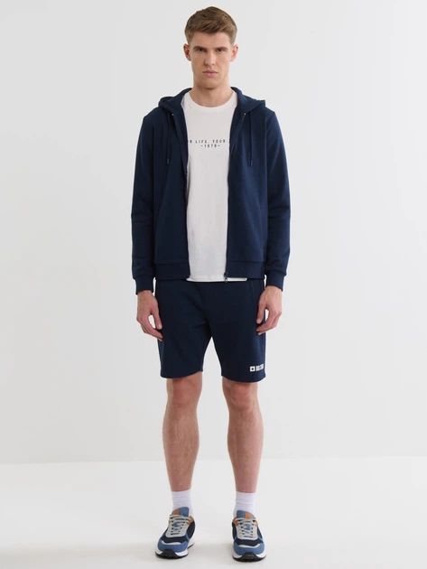 Шорти бавовняні короткі чоловічі Big Star Marquel S Темно-сині (5900714763237) - зображення 5