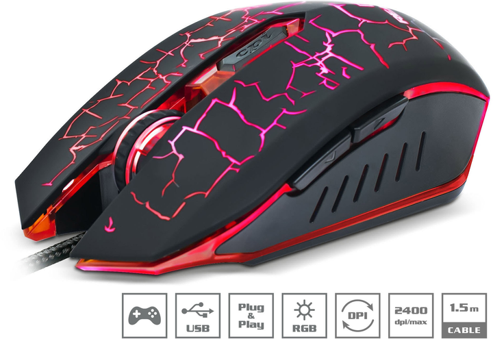 Миша Real-El RM-505 USB Black - зображення 2