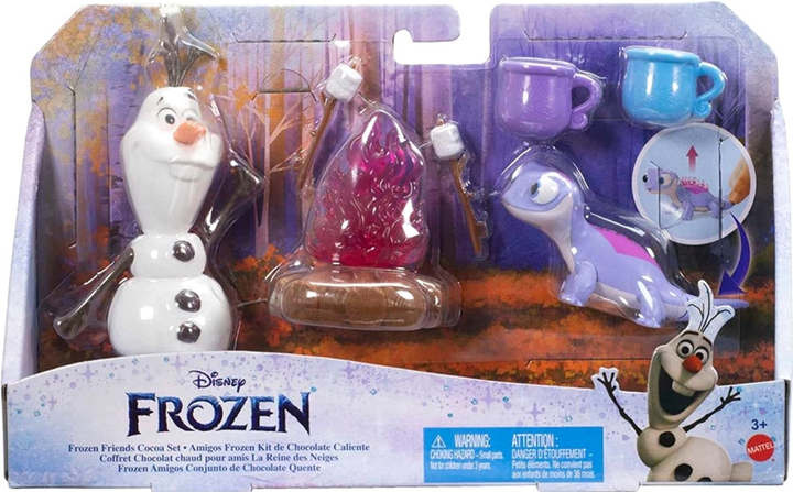 Zestaw figurek Imaginext Figures Olaf and Bruni Frozen Friends Cocoa 2 szt (0194735120833) - obraz 1