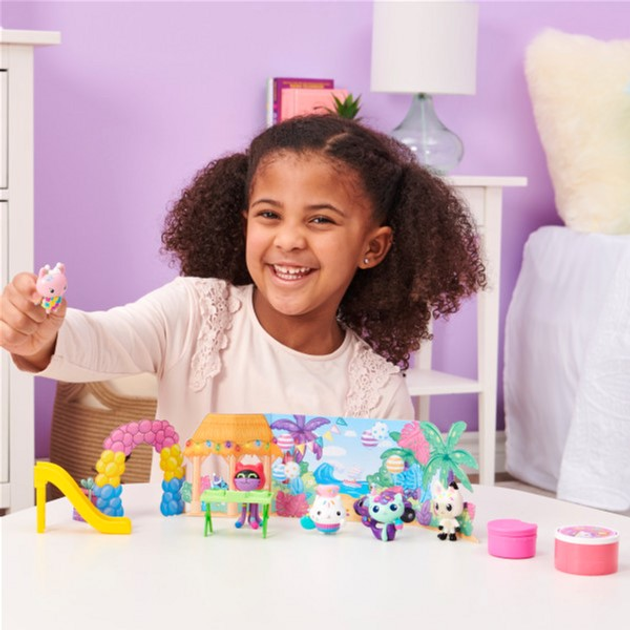 Набір фігурок Spin Master Dreamworks Gabby's Dollhouse 6061578 Birthday Pandy Paws 5 шт (0778988371084) - зображення 3