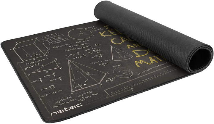 Килимок для миші Natec Maths Maxi XL Black (NPO-1455) - зображення 4