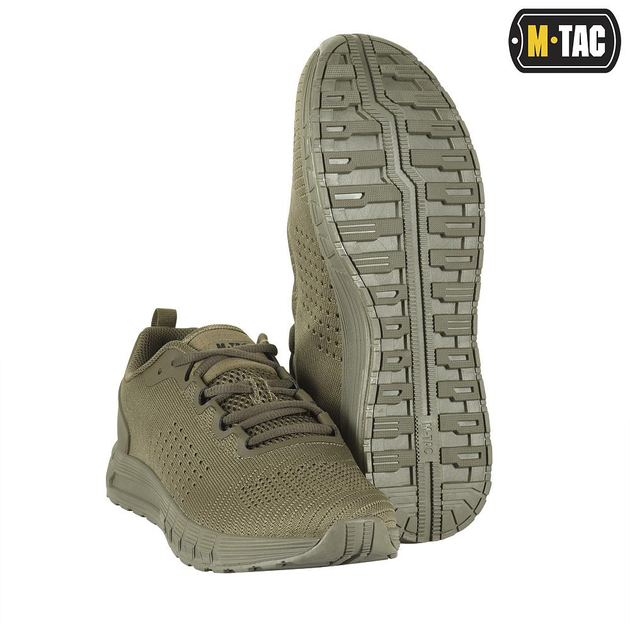 Тактические легкие кроссовки M-Tac Summer Light Dark Olive темная олива 45 - изображение 2