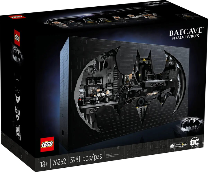 Zestaw klocków Lego DC Jaskinia Batmana w ramce 3981 element (76252) - obraz 1