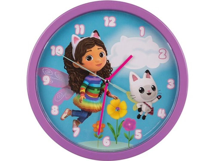Zegar ścienny Gabby's Dollhouse Wall Clock (32141) 24 cm (5701719321411) - obraz 1