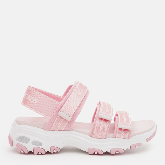 Детские спортивные сандалии для девочки Skechers 664167L PNK 27.5 Розовые (194428818757) 
