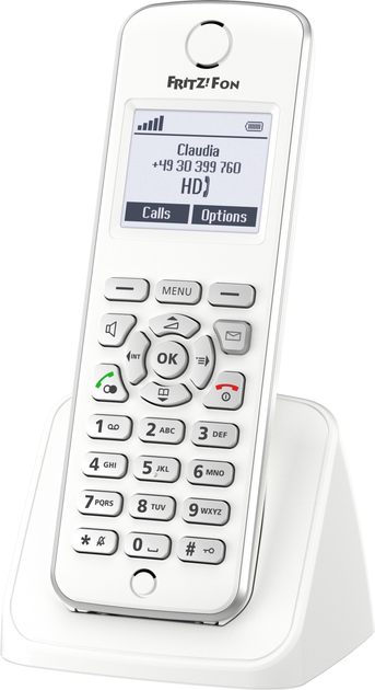 Telefon IP DECT AVM FRITZ!Fon M2 White (20002511) - obraz 1