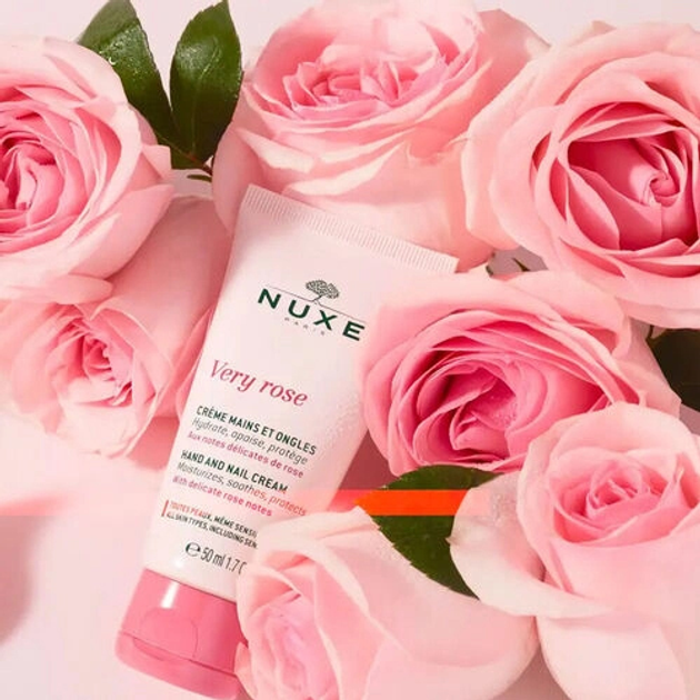 Крем для рук та нігтів Nuxe Very Rose 50 мл (3264680038860) - зображення 3