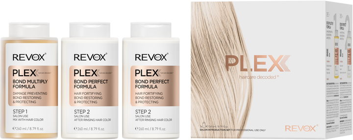 Набір для відновлення волосся Revox B77 Plex Professional Set 3x260 мл (5060565105966) - зображення 4