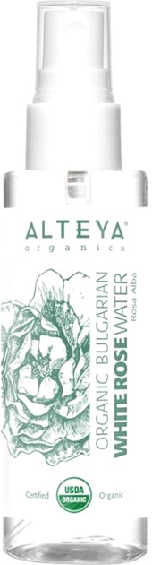 Органічна вода Alteya з білої троянди в спреї 100 мл (3800219790580) - зображення 1