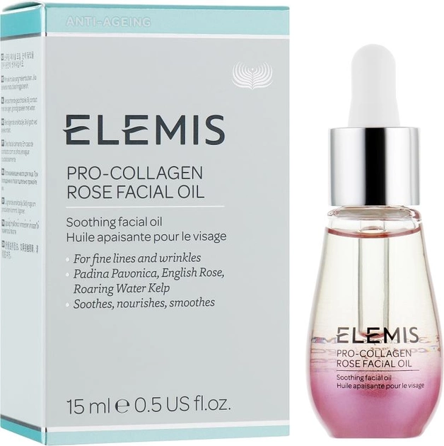 Олія для обличчя Elemis Pro-Collagen Rose Facial Oil 15 мл (0641628510290) - зображення 2