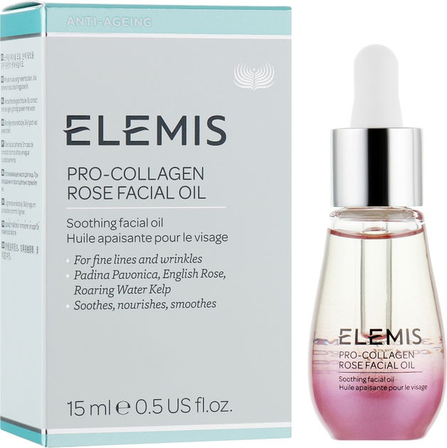 Олія для обличчя Elemis Pro-Collagen Rose Facial Oil 15 мл (0641628510290) - зображення 2