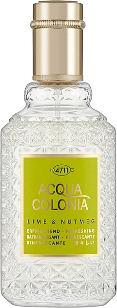 Одеколон унісекс Maure & Wirtz 4711 Aqua Colognia Lime & Nutmeg 50 мл (4011700744671) - зображення 1