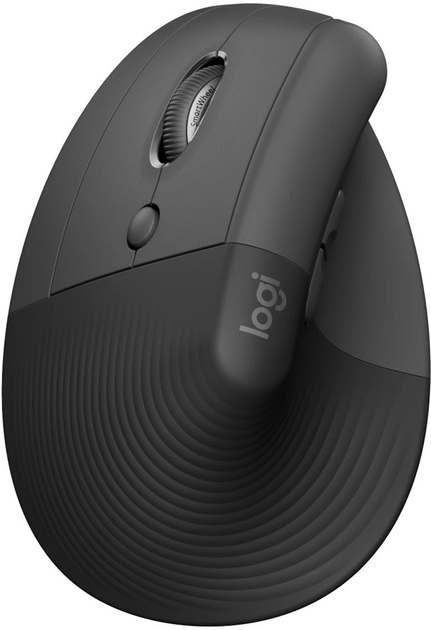 Миша бездротова Logitech Lift Vertical Ergonomic Bluetooth Black (910-006495) - зображення 1