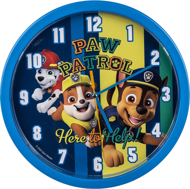 Zegar ścienny Paw Patrol 24 cm (5701719321435) - obraz 1
