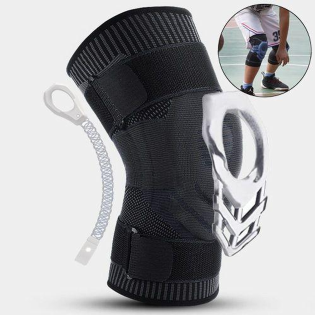 Бандаж на коленный сустав BD AB066U. XL/47-48см. Полужесткий. Ребра ...