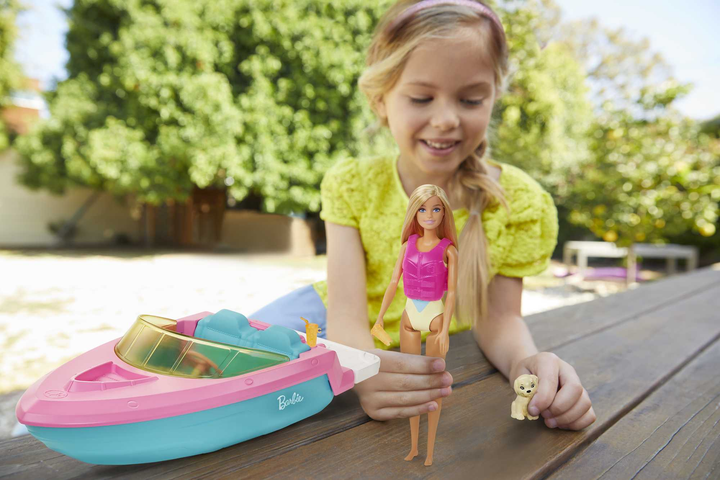 Ігровий набір Barbie Boat With Puppy And Accessories (GRG29) - зображення 5