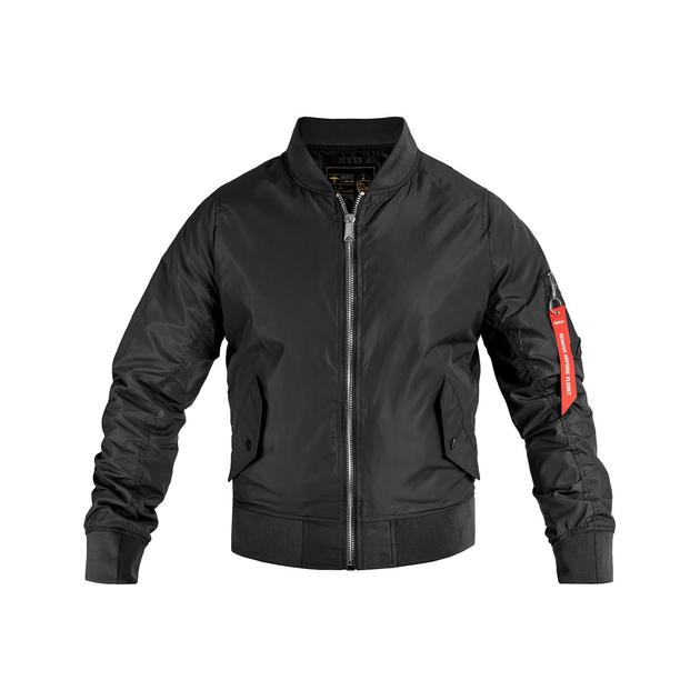Куртка літня Sturm Mil-Tec US Summer MA1 Flight Jacket Black 3XL (10401502) - изображение 1