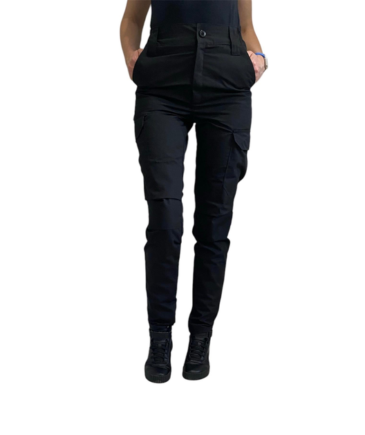 Жіночі тактичні брюки 48 чорні - зображення 1