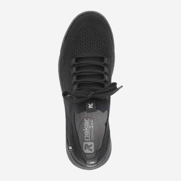 Sneakersy damskie RIEKER revw1103-00 39 Czarne (4061811348916) - obraz 5