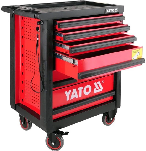 Тумба інструментальна Yato YT-0902 з 6 шуфлядами 958x766x465 мм (5906083909023) - зображення 3