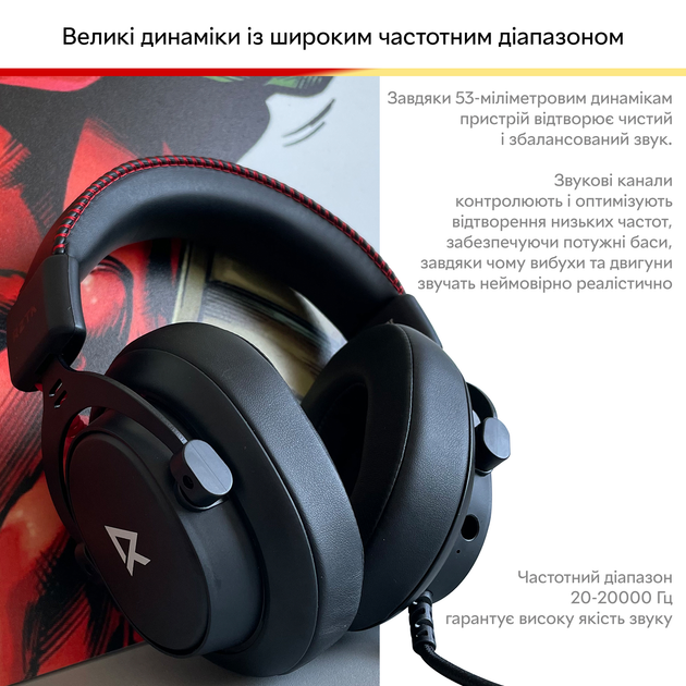 Навушники RZTK HP 400 Black - зображення 5
