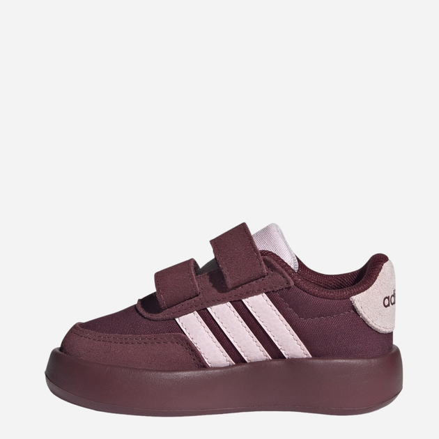 Tenisówki dziecięce dla dziewczynki Adidas Breaknet 2.0 CF I IE5745 25 Bordowy/Różowy (4066765031181) - obraz 2