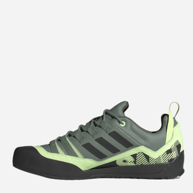 Чоловічі кросівки для треккінгу Adidas Terrex Swift Solo 2 IE8052 43.5 Зелені/Чорні (4066763514365) - зображення 2