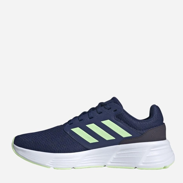 Чоловічі кросівки для бігу Adidas Galaxy 6 M IE8130 41.5 Темно-сині/Білі (4066765272164) - зображення 2