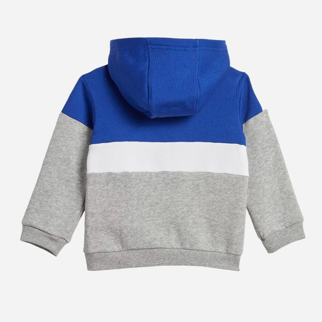 Дитячий теплий спортивний костюм (толстовка + штани) для хлопчика Adidas I 3S TIB FL TS IJ6323 98 см Синій/Сірий (4066762692972) - зображення 2
