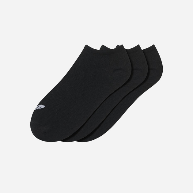 Набір чоловічих коротких бавовняних шкарпеток 3 пари Adidas Trefoil Liner S20274 39;40;41;42 Чорний (4055012814912) - зображення 1