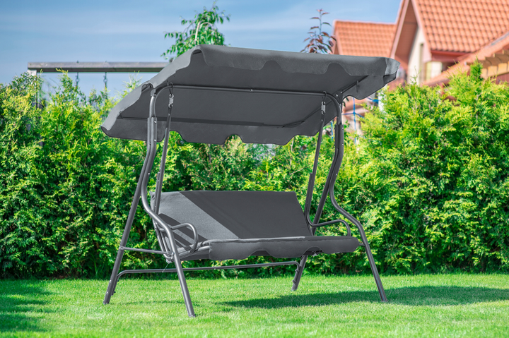 Качеля на 3 человека до 200 кг FUNFIT Relax (Серая) (2854) - изображение 2