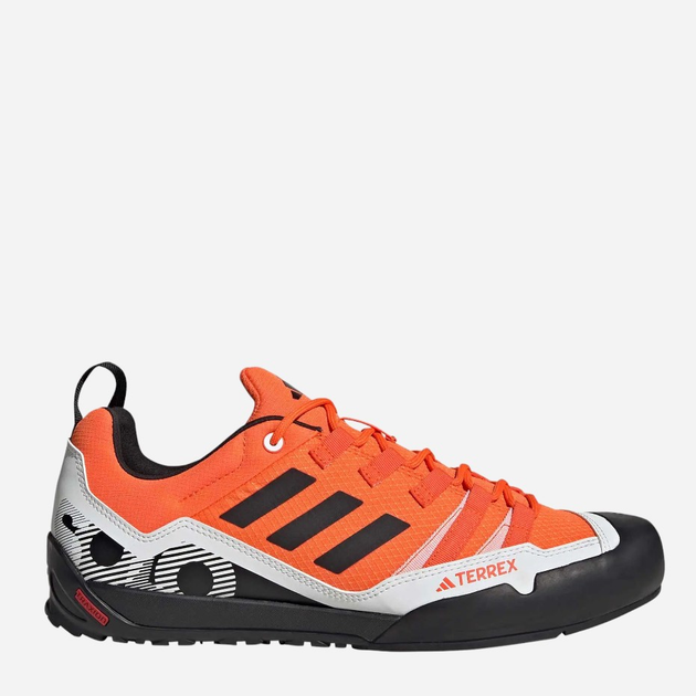 Акція на Чоловічі кросівки для треккінгу adidas Terrex Swift Solo 2 IE6902 49.5 Помаранчевий/Чорний від Rozetka