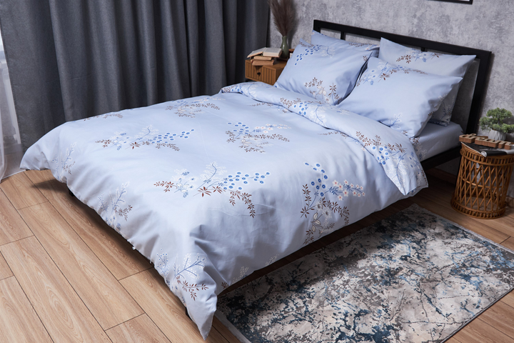 Акція на Комплект постільної білизни Moon&Star Мікросатин Premium Lavender Bliss King Size 220x240 см наволочки 4х50х70 см (MS-820005183) від Rozetka