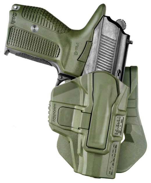 Тактична рукоятка FAB Defense PM-G для ПМ (полімер) зелена - зображення 2