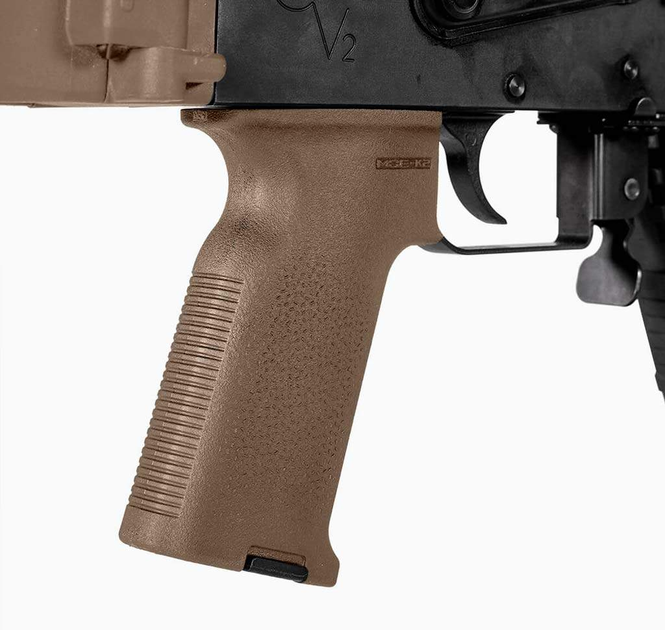 Пистолетная рукоятка Magpul MOE-K2 AK Grip для АК-74/АКМ (полимер) песочная - изображение 2