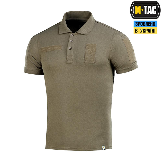 Поло літнє ЗСУ M-Tac 65/35 Dark Olive Олива 3XL - зображення 1