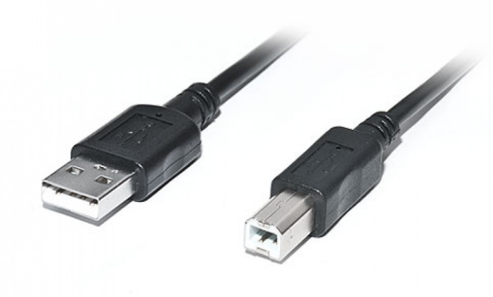 Кабель для принтера (сканера) USB 2.0 AM-BM / 5 метров / Черный - изображение 3