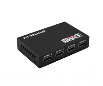 HDMI разветвитель на 4 порта HDMI SPLITTER 1 in 4 / Черный - изображение 2