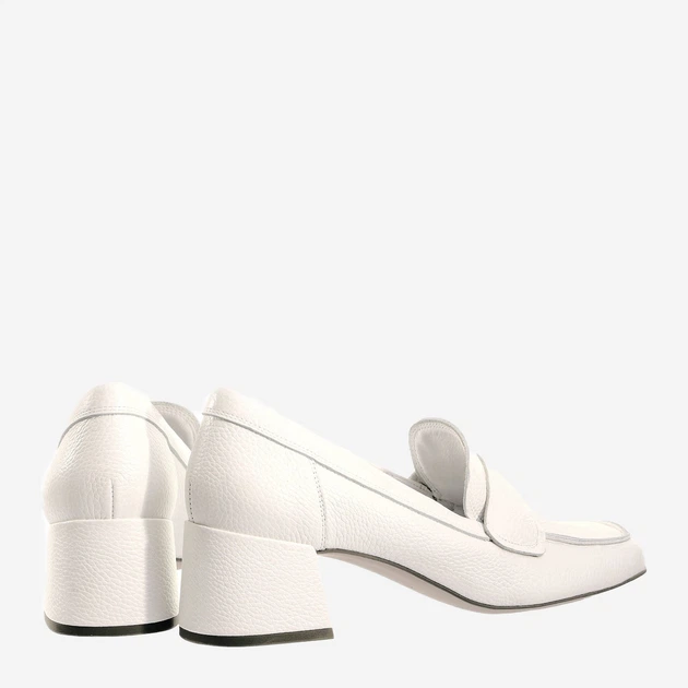 Loafersy damskie skórzane Hogl hog7104333-0200 39 Białe (9010849088344) - obraz 3