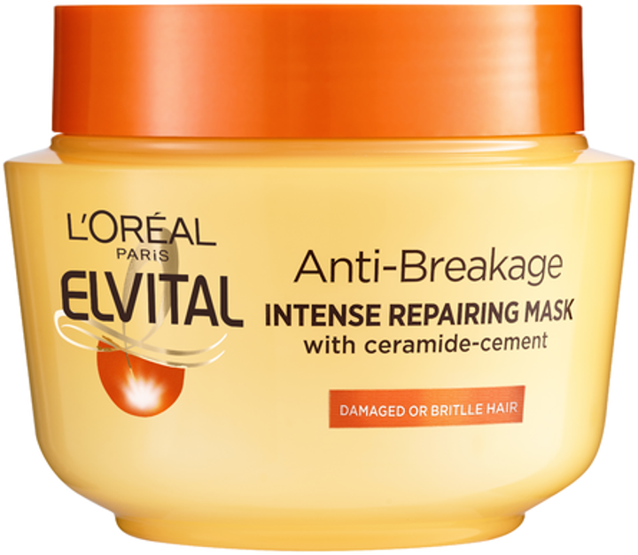 Маска для волосся L'Oreal Elvital Anti-Breakage Intense Repairing Mask 300 мл (3600521708729) - зображення 1