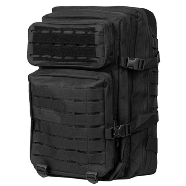 Рюкзак штурмовой MOLLE Laser Cut 45L Чёрный - изображение 1