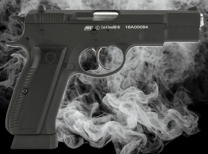 Пістолет пневматичний ASG CZ 75 Blowback BB кал. 4.5 мм - зображення 2