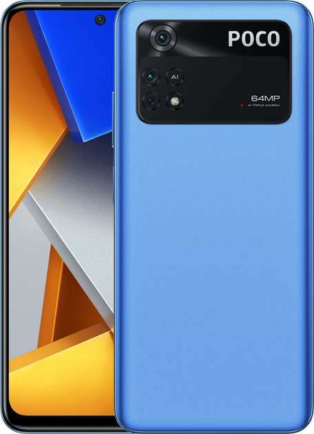 Smartfon Poco M4 Pro 4G 6/128GB Cool Blue (6934177773587) (862844058080001) - Outlet - obraz 1