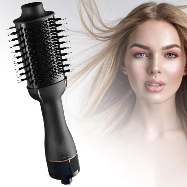 Фен-щетка 3в1 BITEK Мощность 1200 Вт, 2 режима, 2 скорости, черный (BT ...