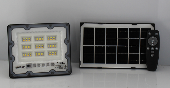 Уличный фонарь на столб с пультом и датчиком движения 100W JX 007/ 8954 с солнечной панелью - изображение 5