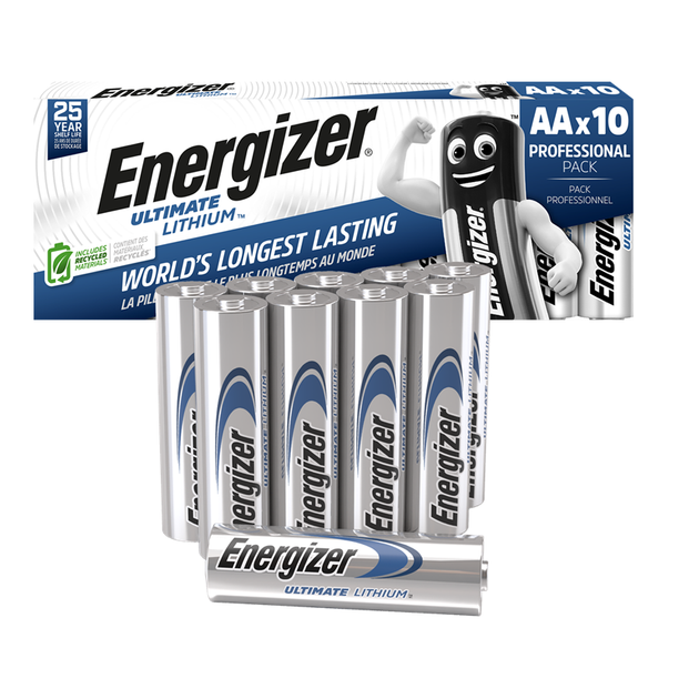 Батарейка літієва Energizer Ultimate Lithium L91 AA10, 1.5V, бокс 10шт, придатність 25 років! - зображення 2