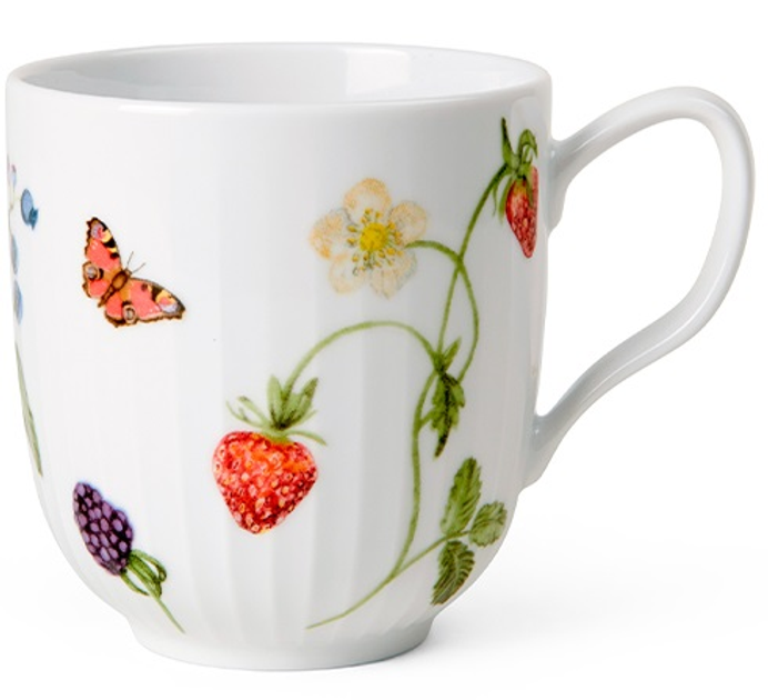 Kubek porcelanowy Kahler Hammershoj Summer Berries Mug 330 ml (5703779186993) - obraz 1