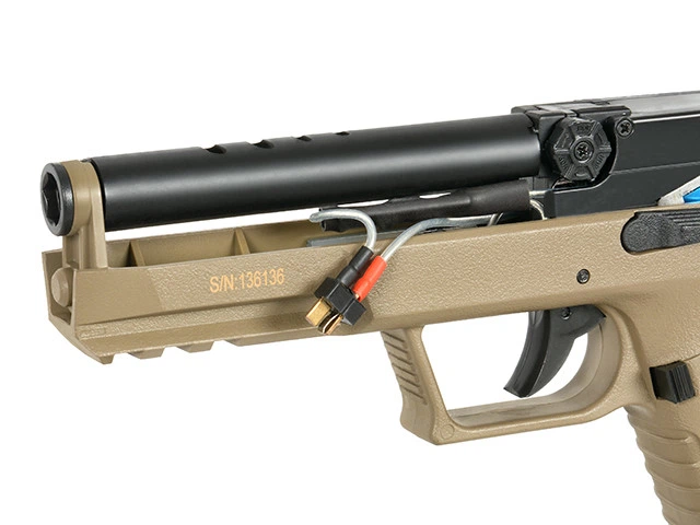 Пістолет Cyma Glock 18 custom AEP CM.127S Mosfet Edition - TAN [CYMA] (для страйкболу) - зображення 6